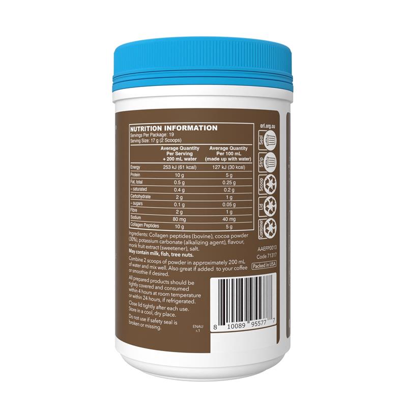 Vital Proteins Collagen Peptides Powder Chocolate 329g
