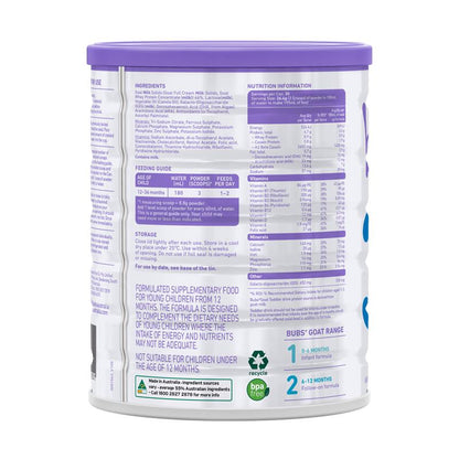 Bubs Goat Toddler Formula 800g - GimmeNow