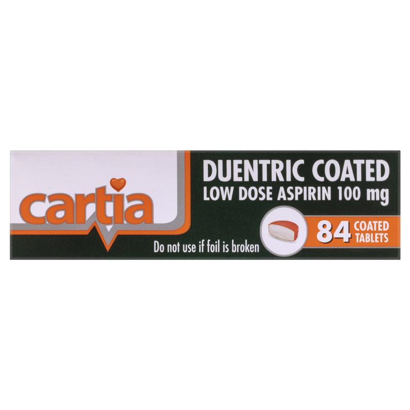 Cartia 100mg Tablets 84