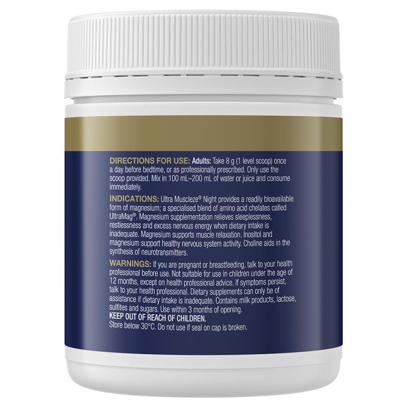 Bioceuticals Ultra Muscleze Night 400g