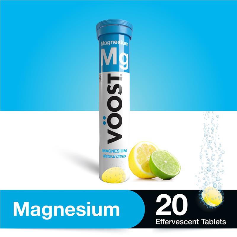 Voost Magnesium Effervescent 20 Tablets - GimmeNow