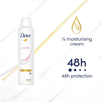 DOVE antiperspirant Powder Soft 250ml - GimmeNow