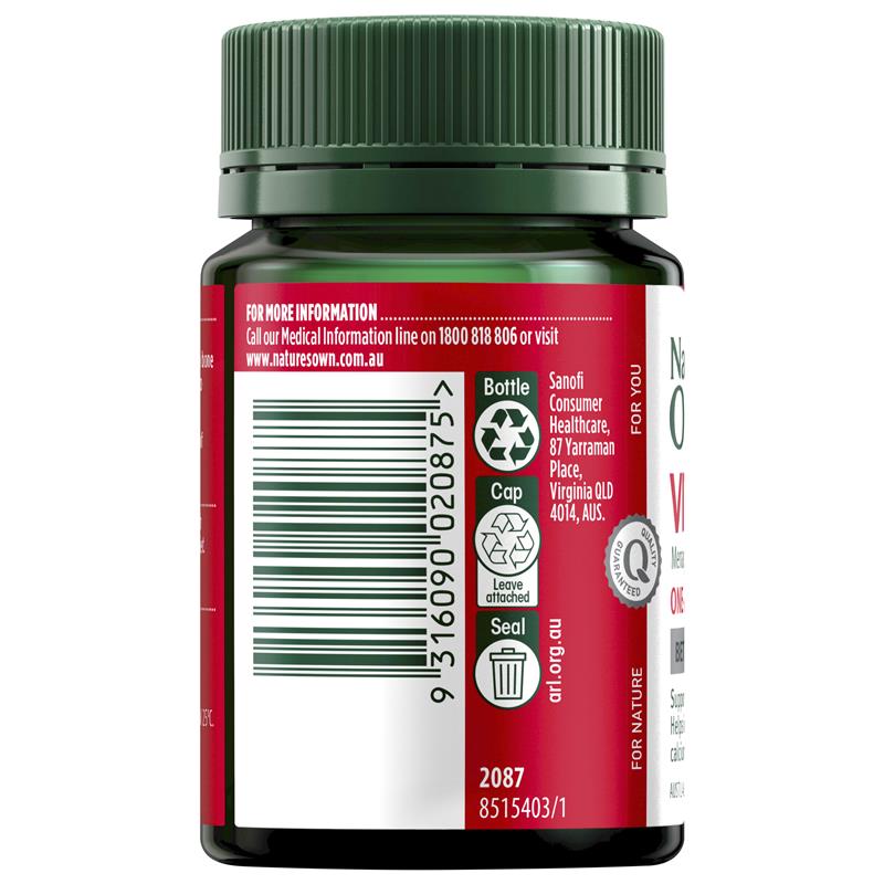 Nature's Own K2 180mcg 60 Tablets