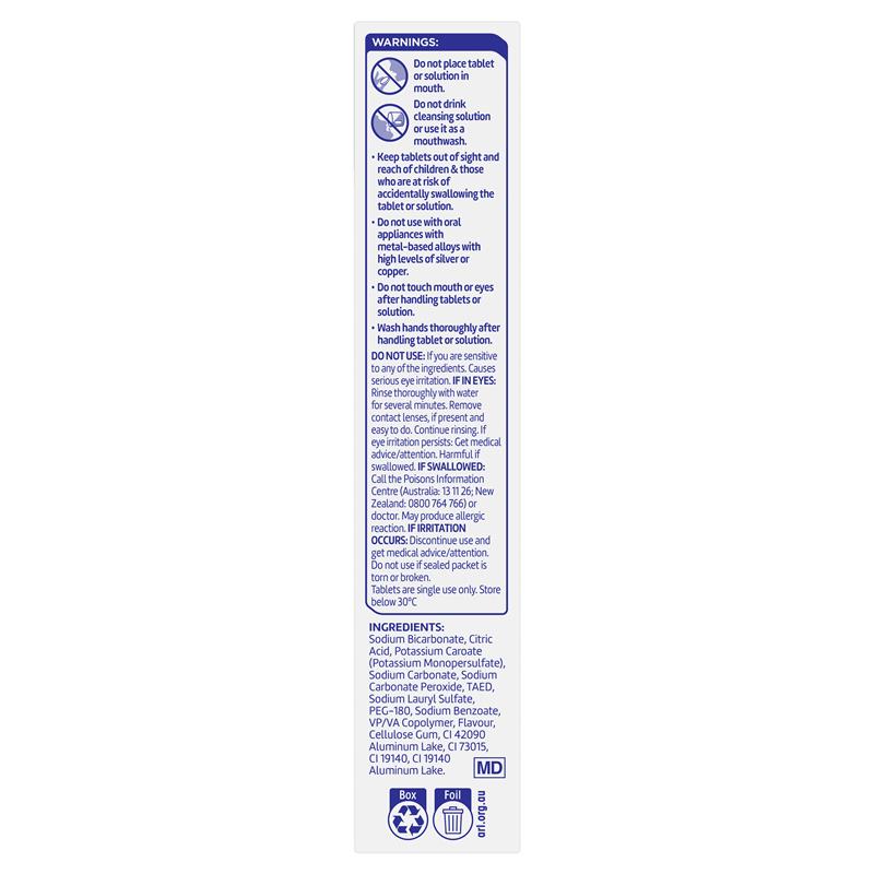 Polident Denture Cleanser Whitening Tablets 36