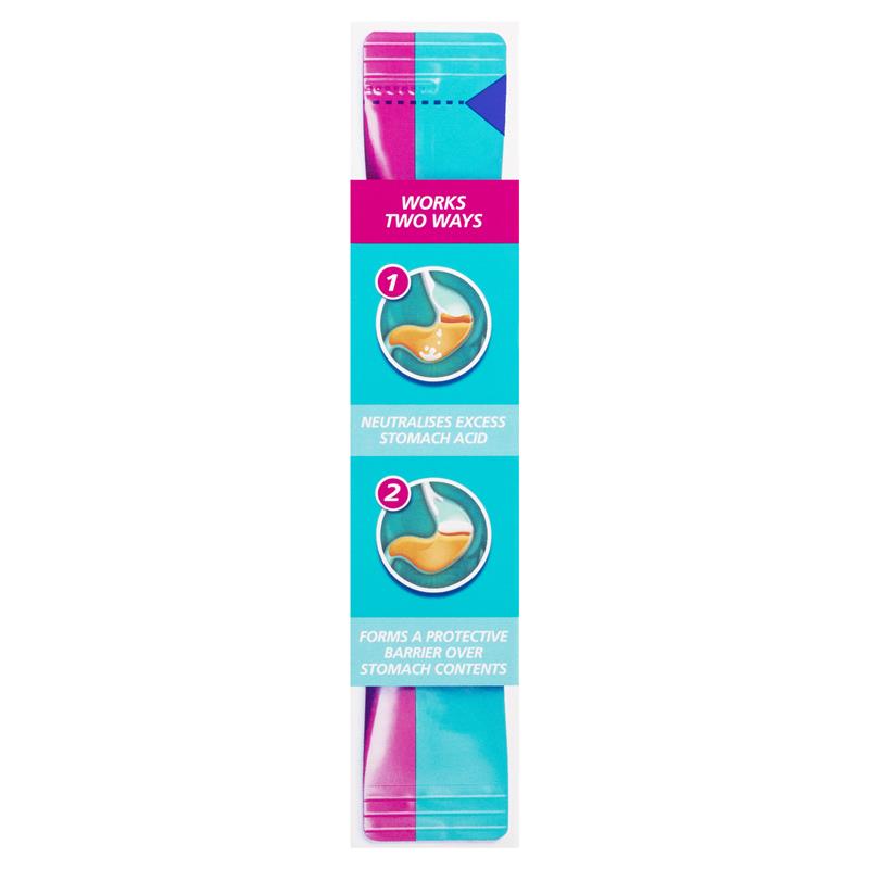Gaviscon Dual Action Liquid Sachets Peppermint 12 Pack