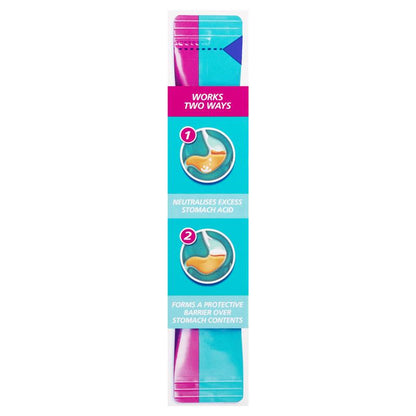 Gaviscon Dual Action Liquid Sachets Peppermint 12 Pack
