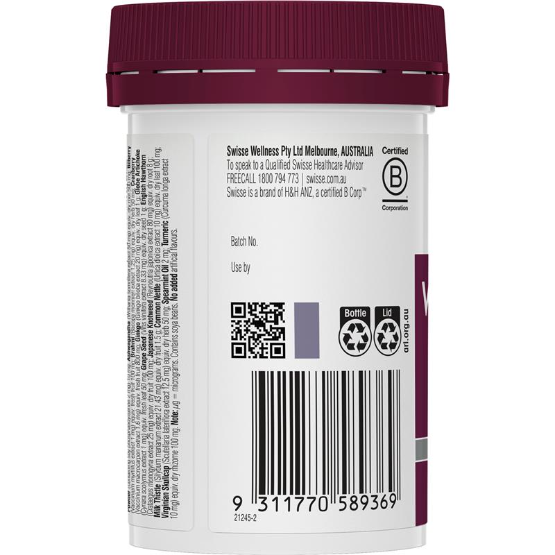 Swisse Womens Multivitamin 65+ 60 Tablets