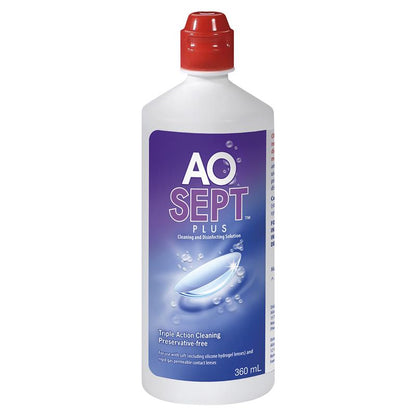 Aosept Plus 360mL Twin Pack