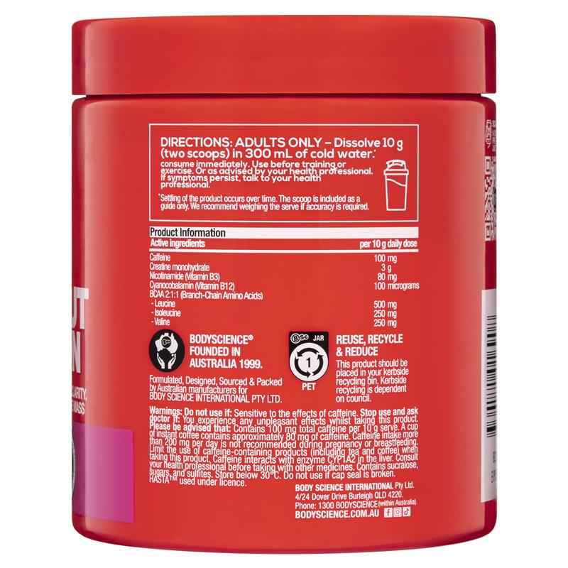 BSc K-OS Pre-Workout Juicy Melon 300g