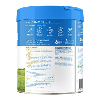 Bellamys Organic Step 4 Junior Milk Drink 800g
