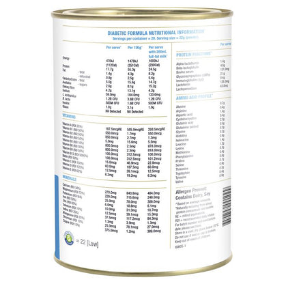 IsoWhey Clinical Nutrition Diabetic Formula Chocolate 640g