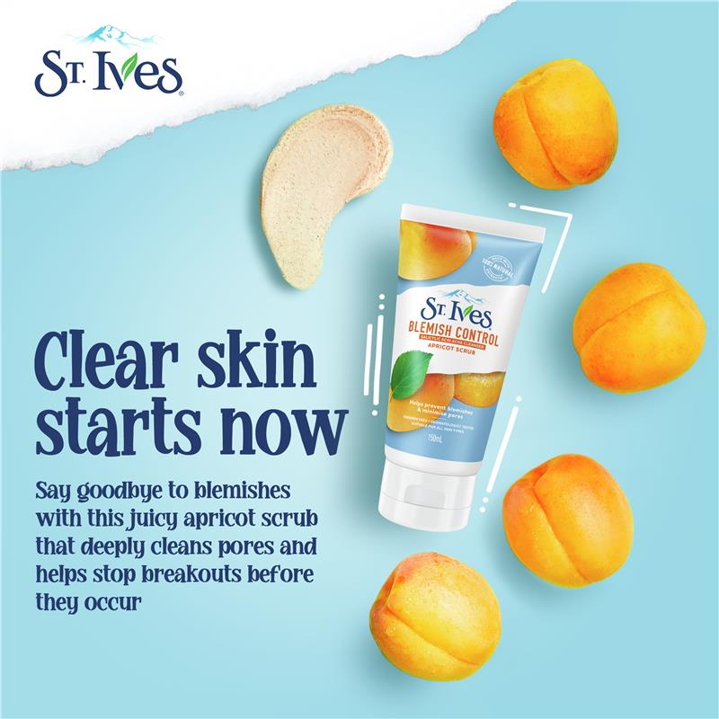St Ives Blemish Control Scrub Apricot 150ml