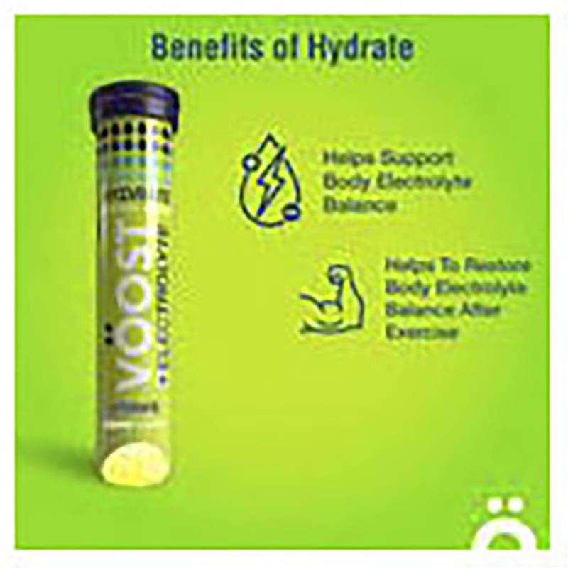 Voost Hydrate Lemon + Lime Effervescent Tablets 60 Pack Exclusive Size