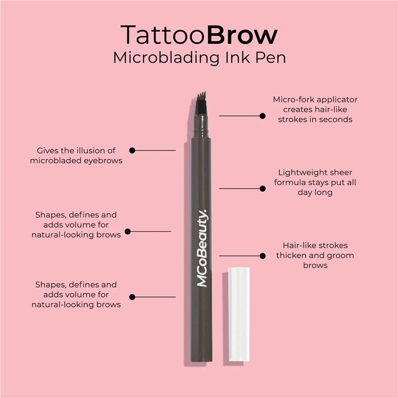 MCoBeauty Tattoo Brow Microblading Ink Pen Medium/Dark New