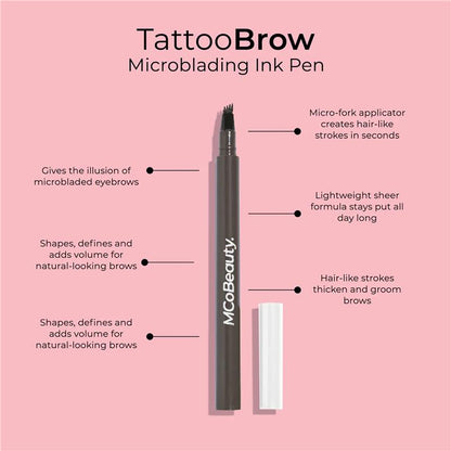 MCoBeauty Tattoo Brow Microblading Ink Pen Medium/Dark New