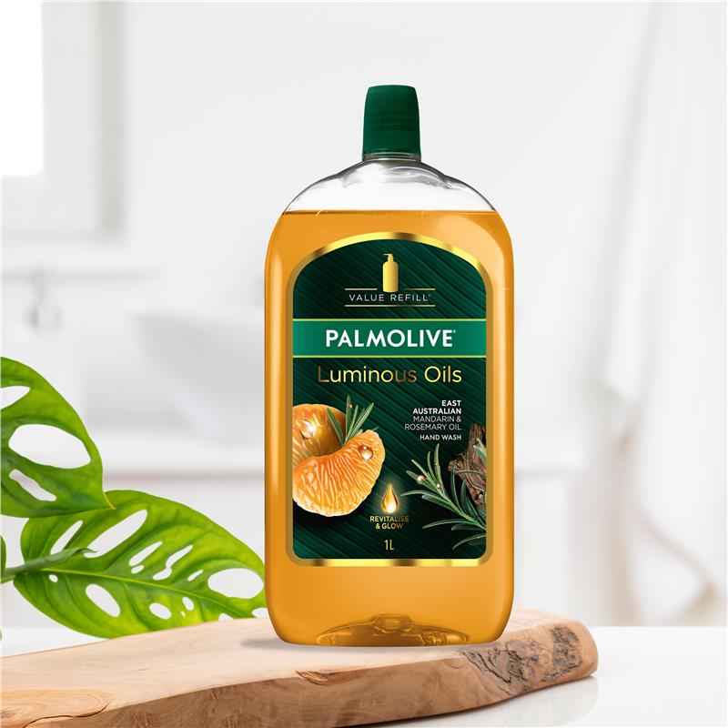 Palmolive Luminous Oils Hand Wash Refill Mandarin & Rosemary Oil 1L