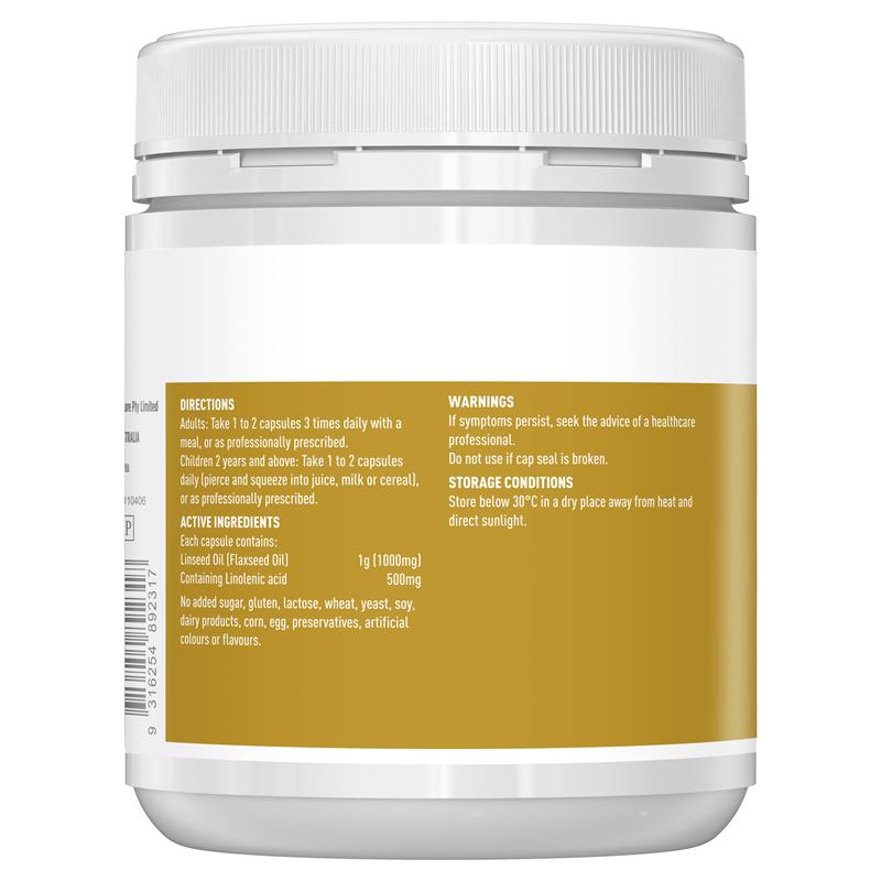 Healthy Care Super Flaxseed Oil 1000mg 200 Capsules
