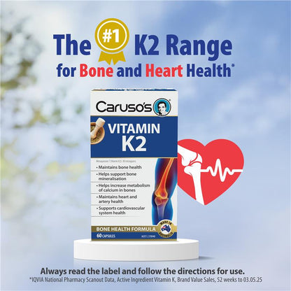 Carusos Vitamin K2 60 Capsules