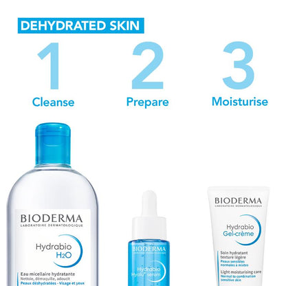 Bioderma Hydrabio H2O Hydrating Micellar Water Cleanser for Dehydrated Skin 100ml