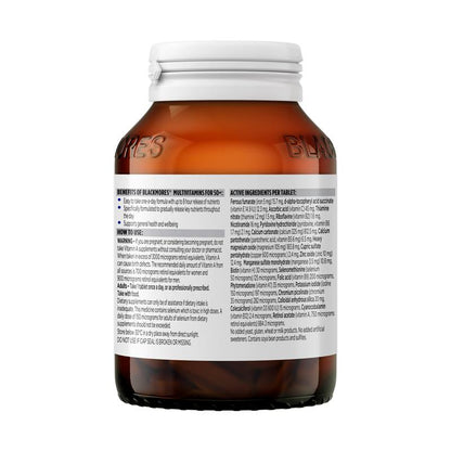 Blackmores Multivitamin For 50+ Sustained Release 60 Tablets