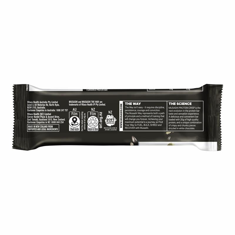 Musashi Protein Crisp White Choc Cookies & Cream 60g