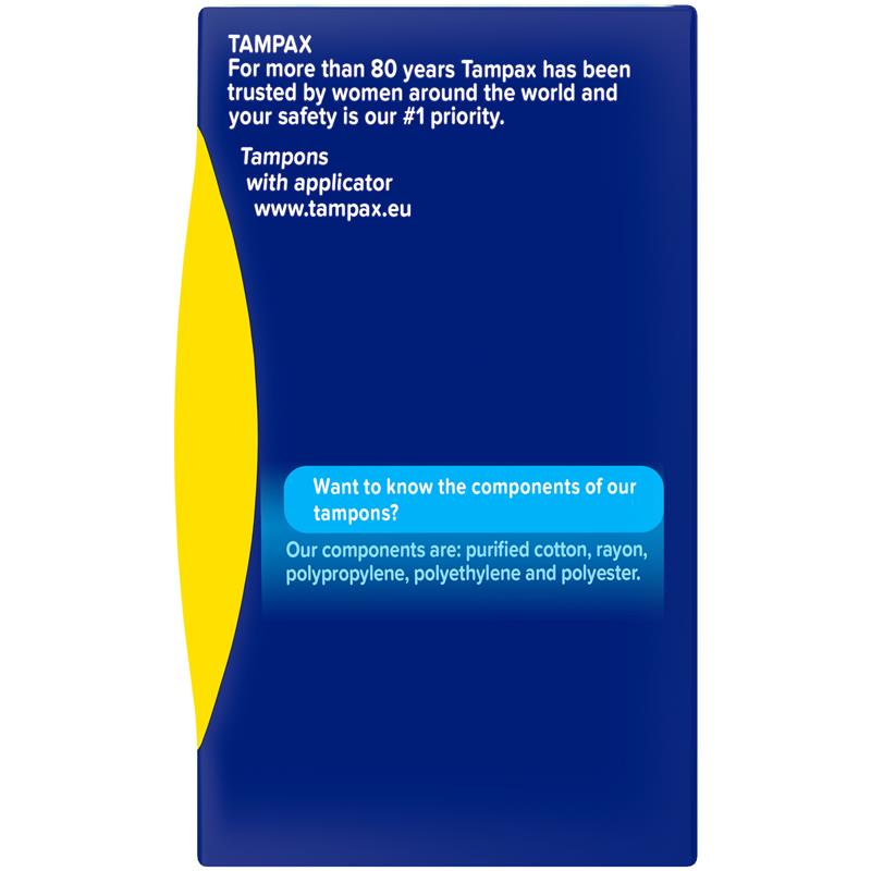 Tampax Pearl Compak Tampons Mini 18 Pack