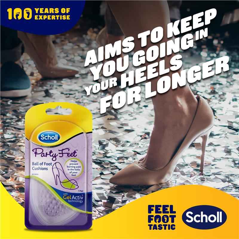Scholl Party Feet Gel Cushions
