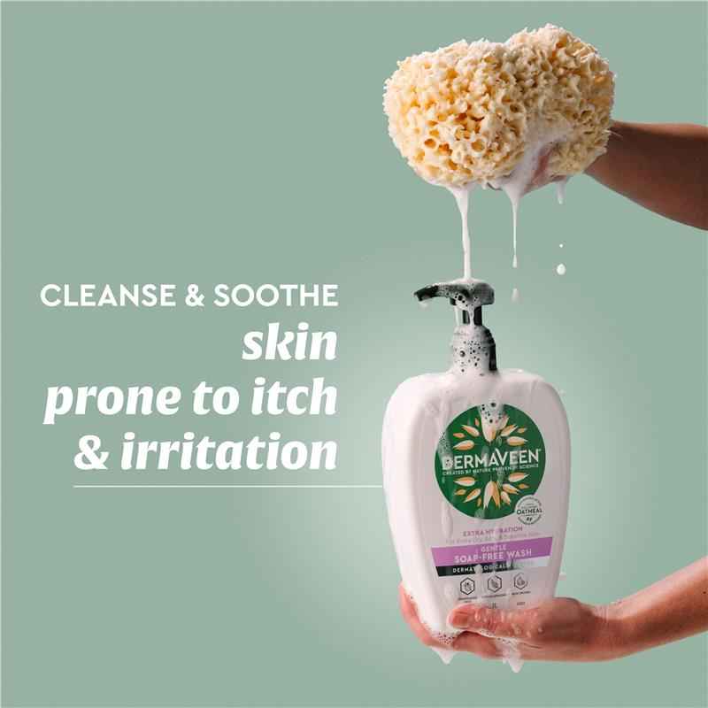 DermaVeen Extra Hydration Gentle Soap Free Wash 1L