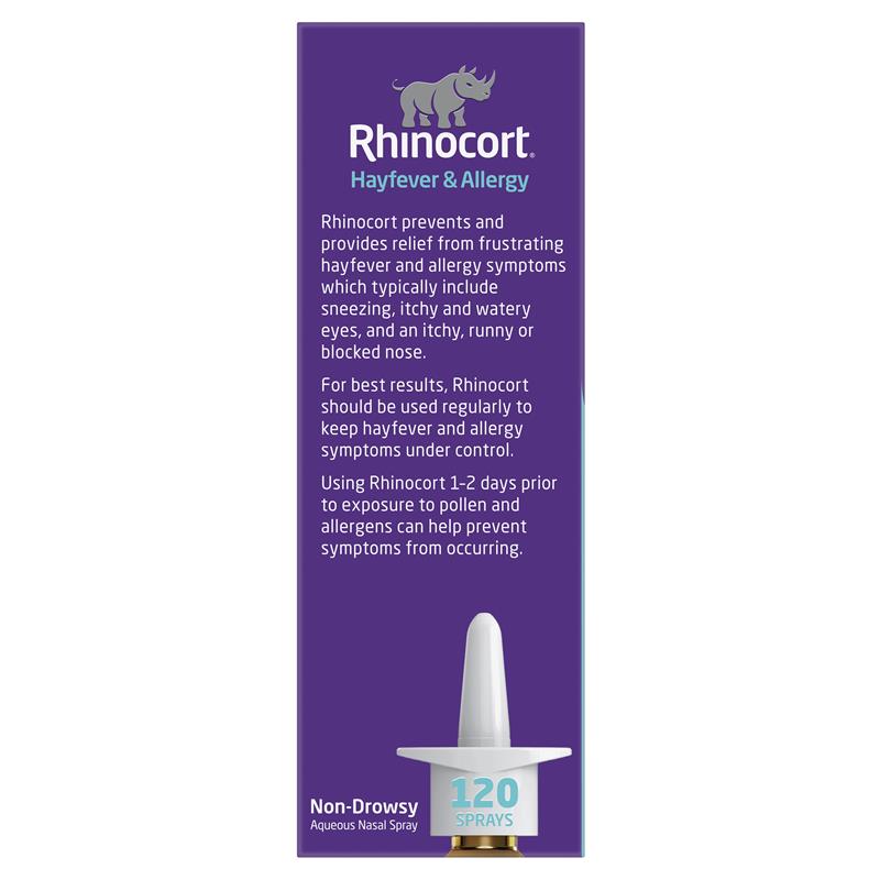 Rhinocort Original Hayfever & Allergy Nasal Spray 120 Sprays
