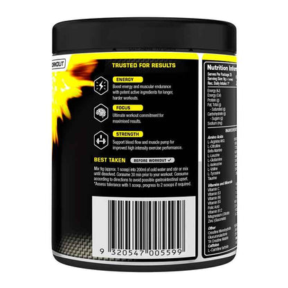 Vital Strength Pre Workout Powder Mango Lemonade 225g