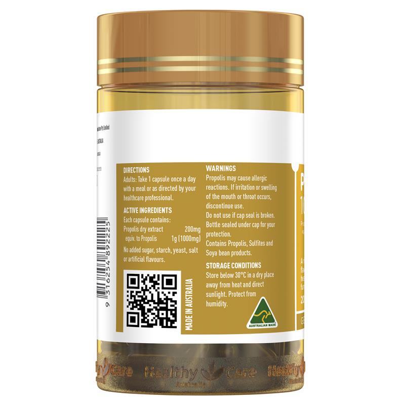 Healthy Care Propolis 1000mg 200 Capsules