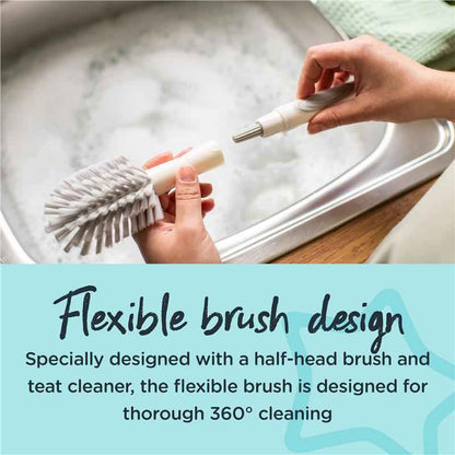 Tommee Tippee Closer to Nature 2-in-1 Baby Bottle Brush