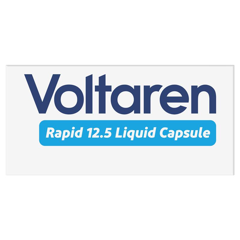 Voltaren Rapid 12.5mg Pain Relief Liquid Capsules 20