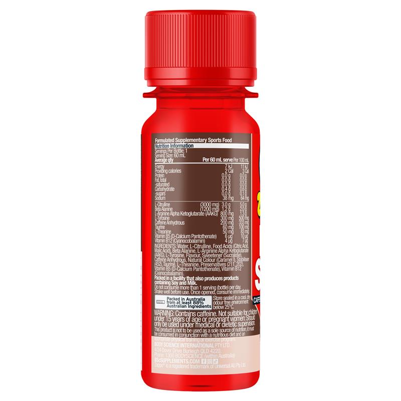 BSc Pre-Workout Shot Zappo Sour Cola 60ml