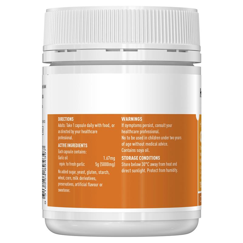 Healthy Care High Strength Garlic Oil 5000mg 150 Capsules
