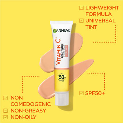 Garnier Vitamin C Glow Daily Tinted Eventone Fluid SPF 50+ 40ml