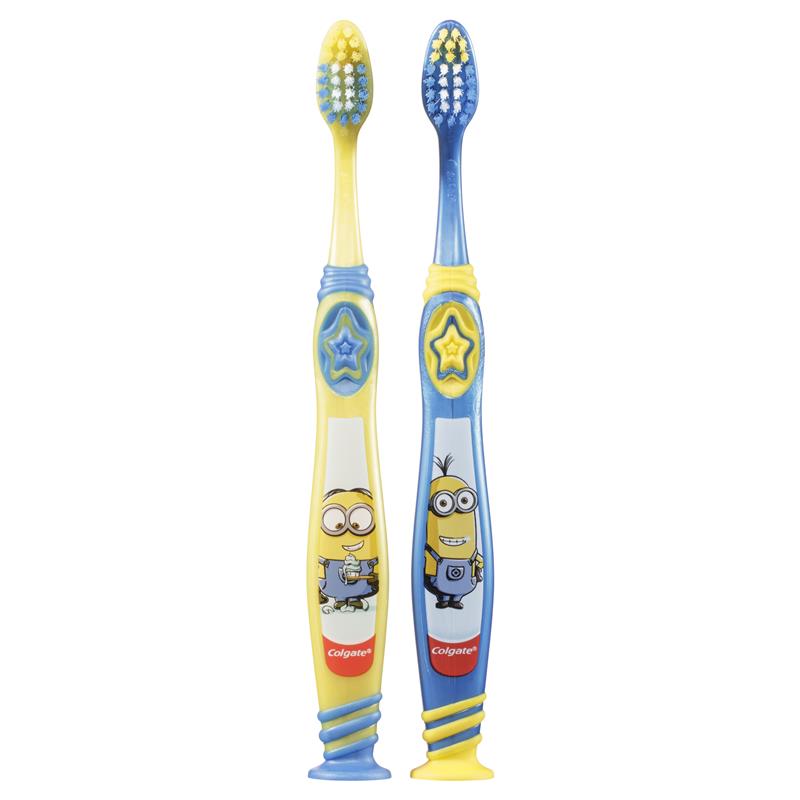 Colgate Minions Kids Toothbrush 6+ Years Extra Soft 2 Pack