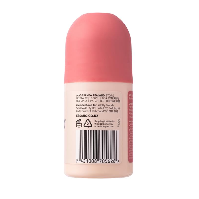 Essano Natural Deodorant Roll On Rosehip Vanilla 50ml