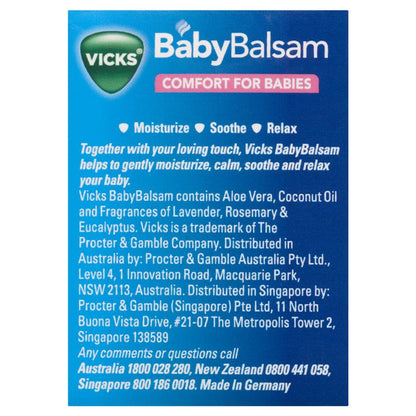 Vicks Vaporub Baby Balsam 100g