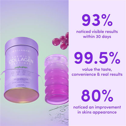 The Collagen Co Premium Collagen Peptides Purple Grape 560g