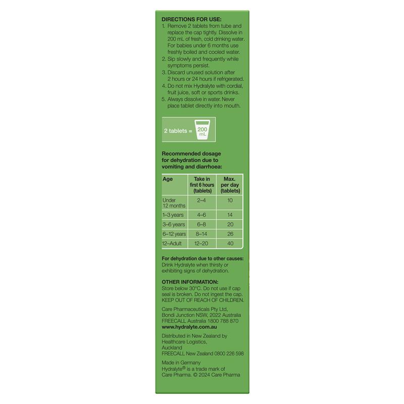 Hydralyte Electrolyte Effervescent Pineapple 20 Tablets