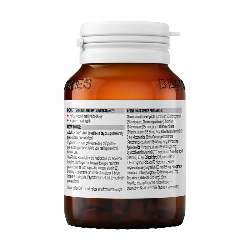 Blackmores Sugar Balance 90 Tablets - GimmeNow