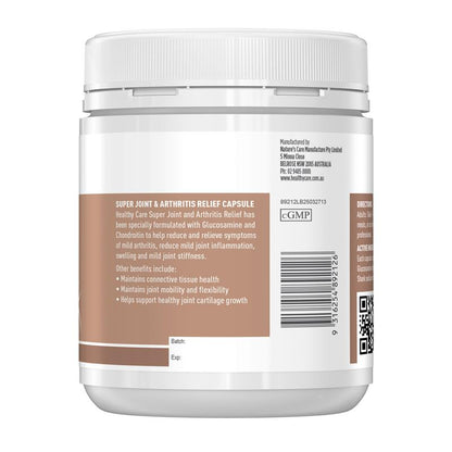Healthy Care Super Joint & Arthritis Relief 200 Capsules