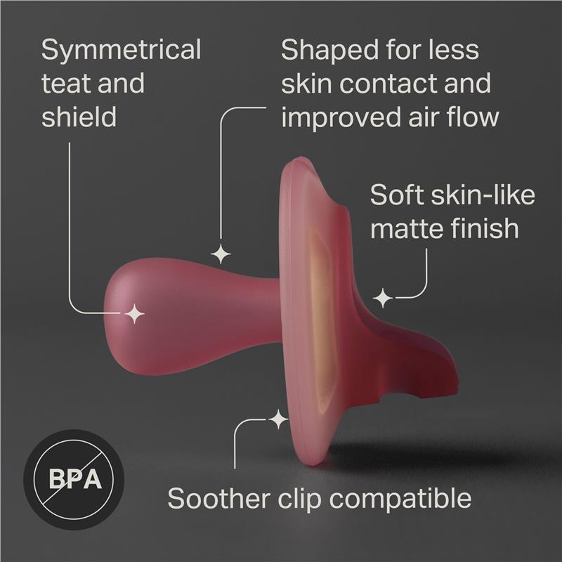 Tommee Tippee Ultralight Soother Night 6-18 Months 2 Pack