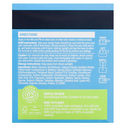 Neutrogena Hydro Boost Hyaluronic Acid Water Gel Refill Pod Moisturiser 50g