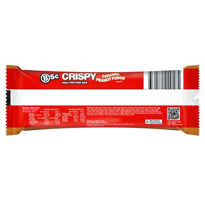 BSc Crispy Protein Bar Caramel Peanut Fudge 60g