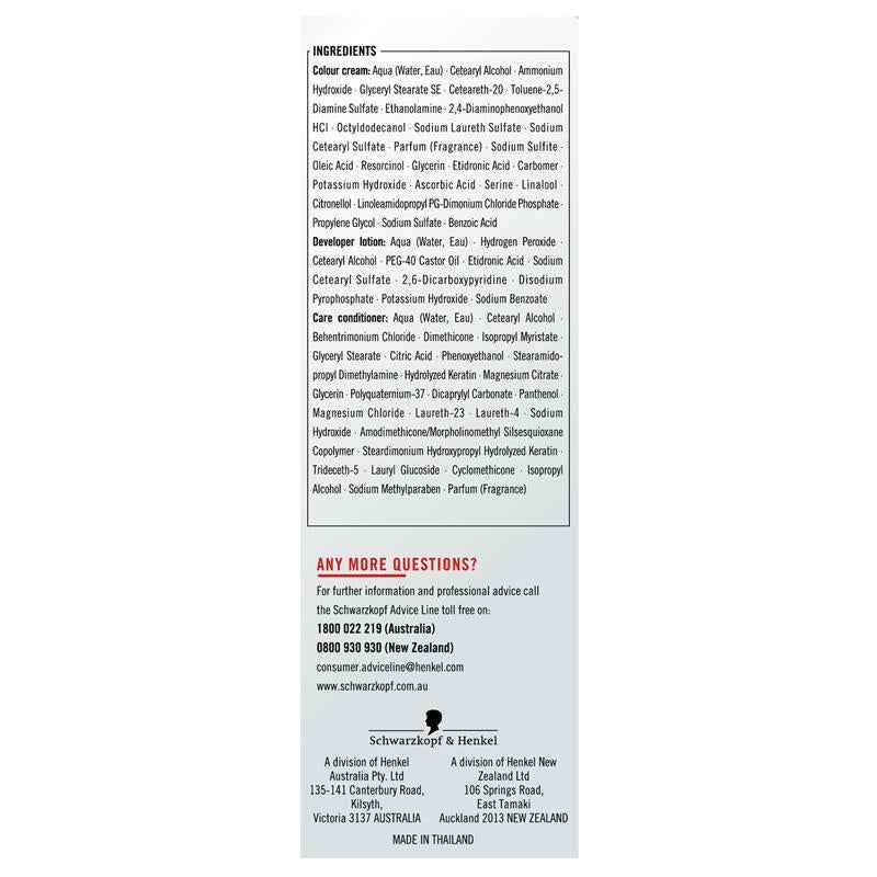 Schwarzkopf Live Colour Permanent 1.1 Blue Black