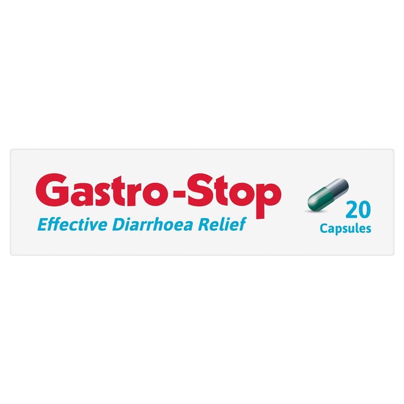 GastroStop Loperamide 20 Capsules