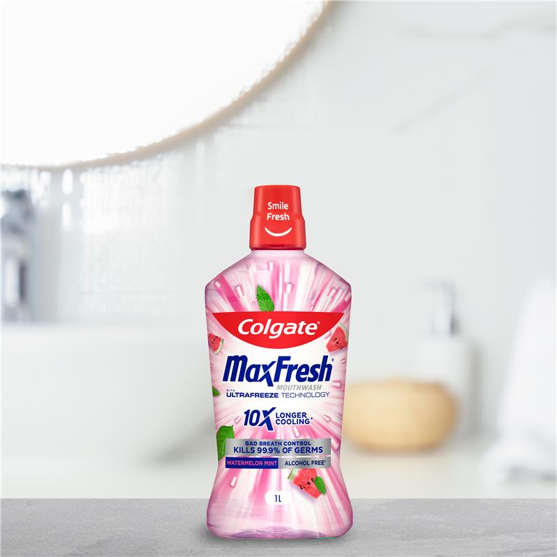 Colgate Mouthwash Max Fresh Watermelon Mint 1L
