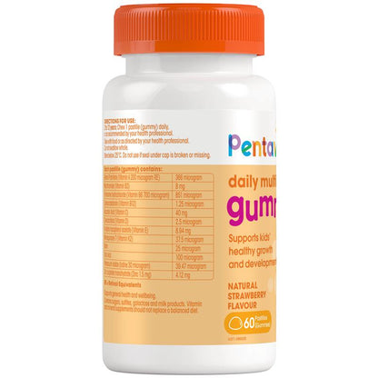 Pentavite Daily Multivitamin Kids Gummies 60 Gummies